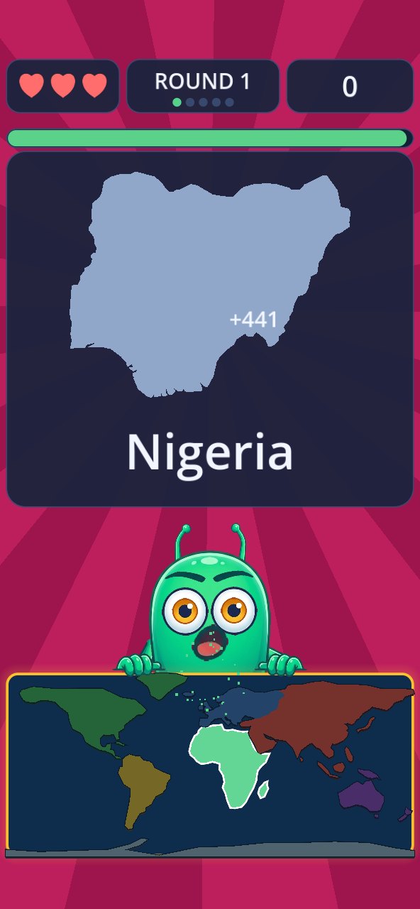 Country vs Continent — a correct answer paying out