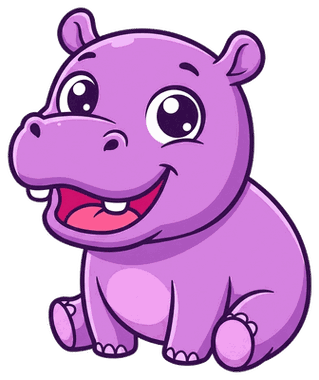 Baby hippo
